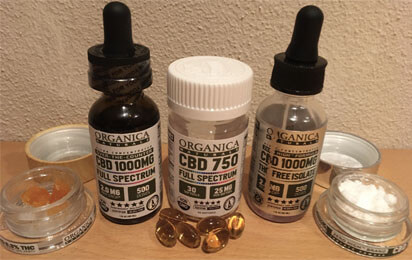 Organica naturals CBD review - cbd oil tinctures capsules concentrate x